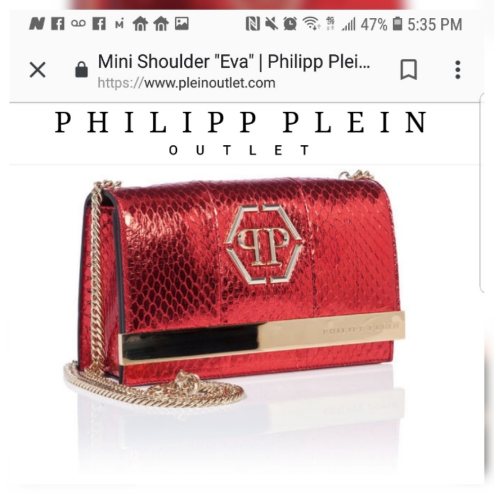 Philip plein mini shoulder bag "EVA"